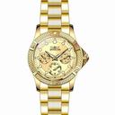 Invicta Angel Multi-Function Gold Dial Gold-tone Ladies Watch 21766