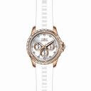 Invicta Angel Multi-Function Silver Dial White Polyurethane Ladies Watch 21901
