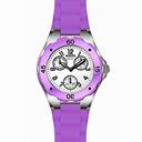 Invicta Angel Multi-Function White Dial Purple Silicone Ladies Watch 18790