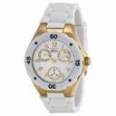 Invicta Angel Multi-Function White Sunray Dial White Silicone Ladies Watch 18796