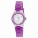 Invicta Angel White Dial Purple Silicone Ladies Watch 1613