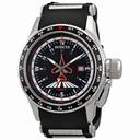 Invicta Aviator Flight Collection Black Dial Stainless Steel GMT Men's Watch 1753