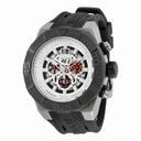 Invicta Aviator Skeleton Dial Black Polyurethane Men's Watch 15890