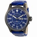 Invicta Blue Dial Genuine Calf Leather Men's Watch 11202