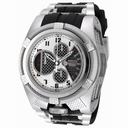 Invicta Bolt Chronograph Antique Silver Dial Stainless Steel Black Polyurethane Men's Watch 16319