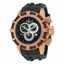 Invicta Bolt Chronograph Black Dial Black Silicone Men's Watch 15777