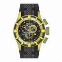Invicta Bolt Chronograph Black Dial Black Silicone Men's Watch 15786