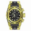 Invicta Bolt Chronograph Black Dial Two-tone Gold-tone And Black PVD Men's Watch 12666