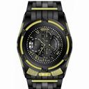 Invicta Bolt Chronograph Black PVD Gold Cable Trim Men's Watch 12676