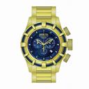 Invicta Bolt Chronograph Blue Dial Gold-plated Men's Watch 19521