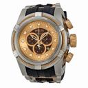 Invicta Bolt Chronograph Brown Dial Stainless Steel Men's Watch 0829