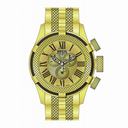 Invicta Bolt Chronograph Gold Dial Gold-plated Men's Watch 17163