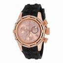 Invicta Bolt Chronograph Rose Dial Black Silicone Men's Watch 16106