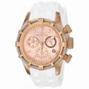 Invicta Bolt Chronograph Rose Dial White Silicone Ladies Watch 16105