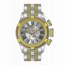 Invicta Bolt Chronograph Silver Dial Two-tone Men's Watch 17435