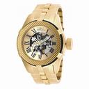 Invicta Bolt Mechanical Gold Skeleton Dial 18kt Gold-plated Men's Watch 17180