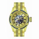 Invicta Bolt Mechanical Gold Skeleton Dial Gold-plated Men's Watch 17181