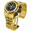Invicta Bolt Reserve Chronograph Black Dial Gold Ion-plated Men's Watch 12737