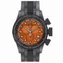 Invicta Bolt Reserve Chronograph Orange Dial Black Ion-plated Men's Watch 80549