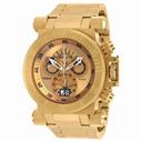 Invicta Coalition Forces Chronograph Gold Dial Gold-plated Men's Watch 17643