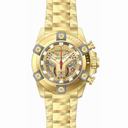 Invicta Coalition Forces Chronograph Yellow Gold Dial Yellow Gold Ion-plated Men's Watch 19581