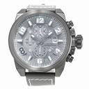Invicta Corduba Chronograph Grey Dial Grey Leather Men's Watch 18992