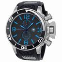 Invicta Corduba Diver Black Dial Blue Accents Black Polyurethaner Strap Men's Watch 1056