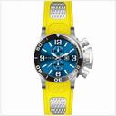 Invicta Corduba GMT Blue Dial Stainless Steel and Yellow Rubber Men's Watch 80219