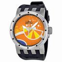 Invicta DNA Recycled Art Orange Dial Men's Watch 10431