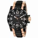 Invicta Excursion Black Dial  Two-tone Men's Watch 15482