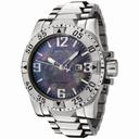 Invicta Excursion Black Mother of Pearl Stainless Steel Men's Watch 6245