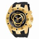Invicta Excursion Chronograph Black Dial Black Polyurethane Men's Watch 80639
