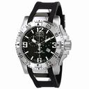 Invicta Excursion Chronograph Black Dial Stainless Steel Black Rubber Men's Watch 6262