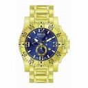 Invicta Excursion Chronograph Blue Dial Gold Ion-plated Men's Watch 15329
