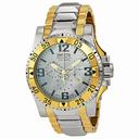 Invicta Excursion Chronograph Platinum-tone Dial Stainless Steel Men's Watch 14044