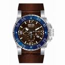 Invicta Excursion Reserve Chronograph Brown Dial Blue Bezel Men's Watch 10912