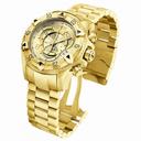 Invicta Excursion Reserve Chronograph Champagne Dial 18kt Gold-plated Men's Watch 6471