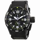 Invicta Flight Collection Black Dial Black Rubber GMT Men's Watch 1759