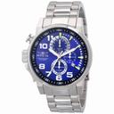 Invicta Force Chronograph Black and Blue Dial Stainless Steel Men's Watch 14957