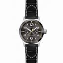Invicta Force Grey Dial Black Leather Band Men's Watch 14142