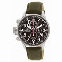 Invicta Force Lefty Crown Chronograph Black Dial Olive Fabric Men's Watch 1873