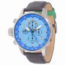 Invicta Force Lefty Crown Chronograph Blue Dial Stainless Steel Men's Watch 12077