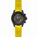 Invicta Grand Diver Chronograph Black Dial Yellow Leather Men's Watch 14927
