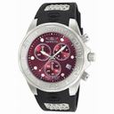Invicta Grand Diver Chronograph Purple Dial Black Rubber Men's Watch 11465