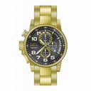 Invicta I Force Chronograph Gunmetal Dial Gold-plated Men's Watch 17416