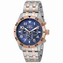 Invicta I-Force Blue Dial Two- tone Stainless Steel Men's Watch 19204