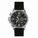 Invicta I-Force Chronograph Black Dial Black Leather Men's Watch 20129