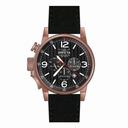 Invicta I-Force Chronograph Black Dial Black Leather Men's Watch 20138