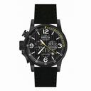 Invicta I-Force Chronograph Black Dial Black Leather Men's Watch 20140