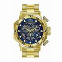 Invicta I-Force Chronograph Blue Dial 18kt Gold-plated Men's Watch 19183
